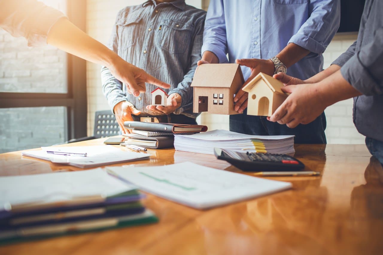 Real Property Report document for a house in Alberta