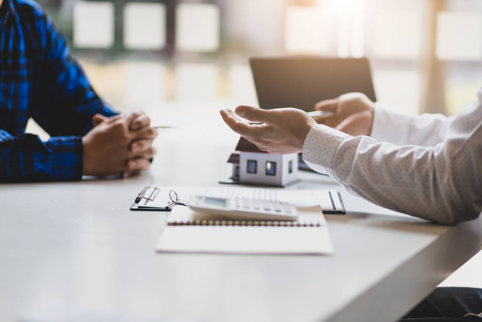 Homeowner reviewing a home insurance policy