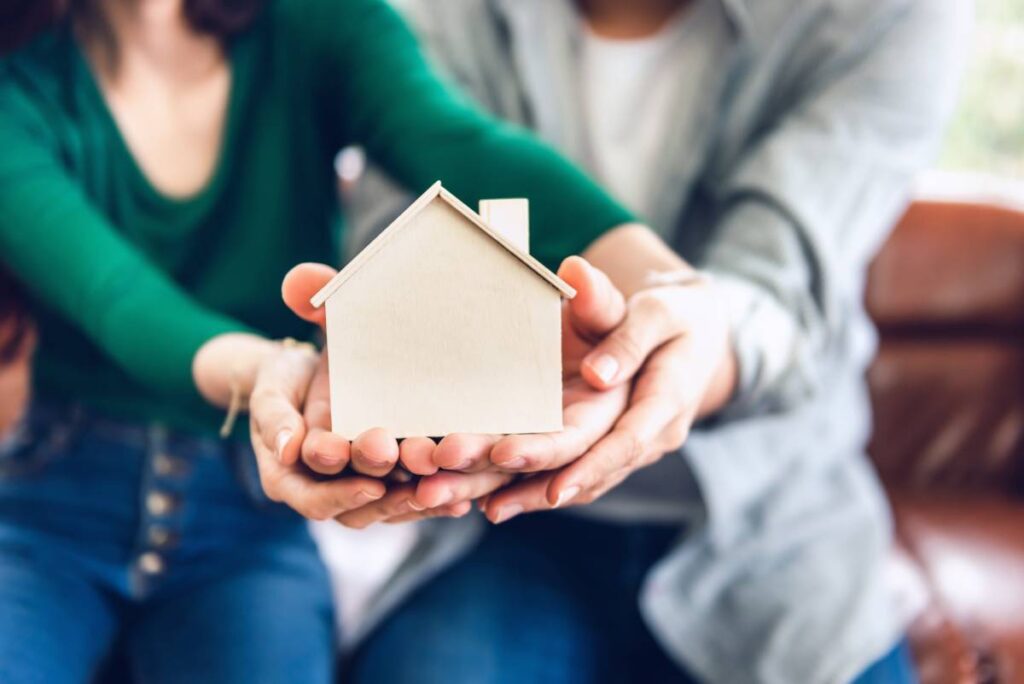 Co-owned property jointly owned by two homeowners